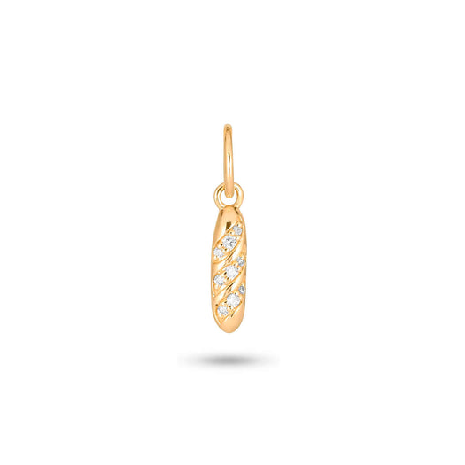 stone and strand Diamond Baguette Charm