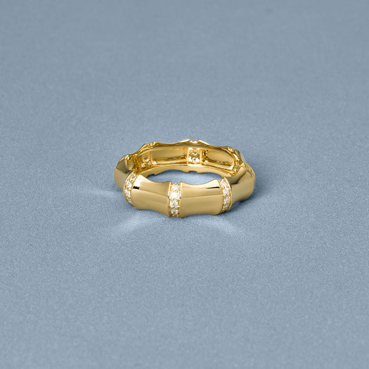 Stone And Strand Diamond Bamboo Resort Ring