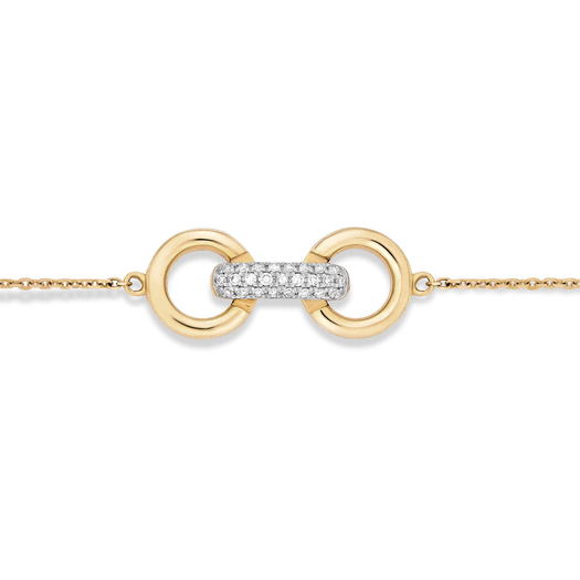 Stone And Strand Diamond Bridle Bracelet