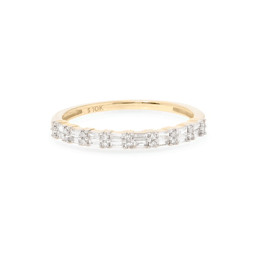 stone and strand Diamond Code Ring