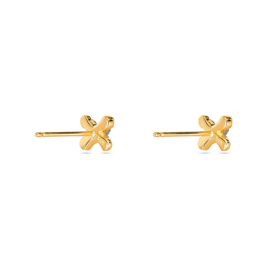 Stone And Strand Diamond Cross Stitch Studs