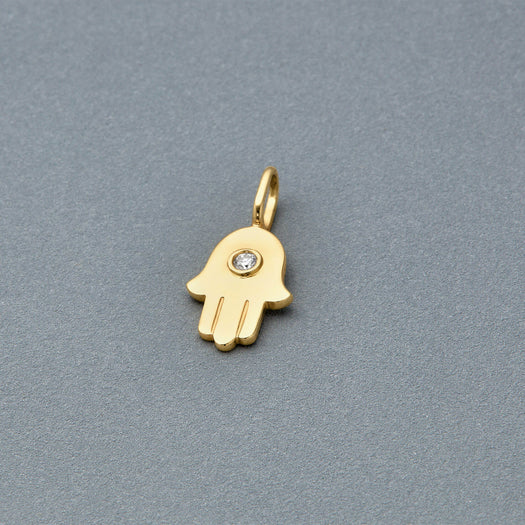 Stone And Strand Diamond Hamsa Charm