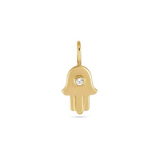 stone and strand Diamond Hamsa Charm