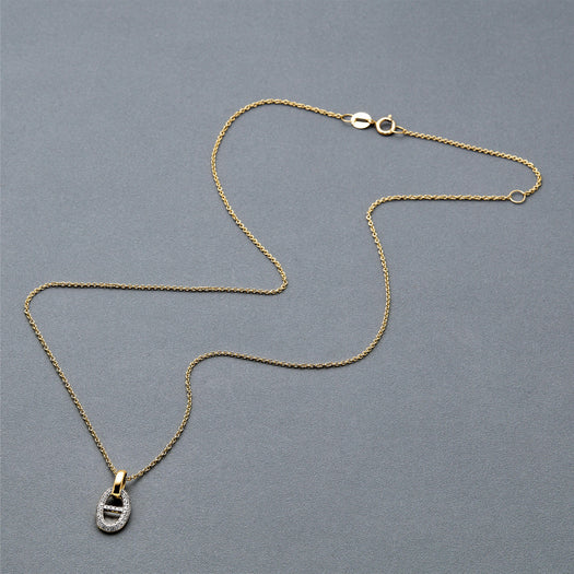 Stone And Strand Diamond Hardware Necklace