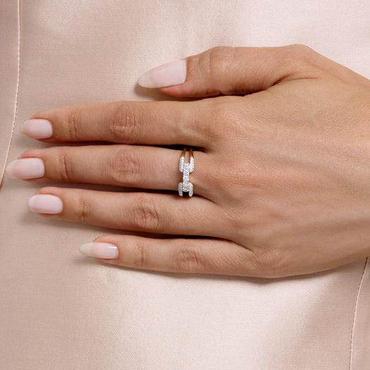 Stone And Strand Diamond Harness Ring