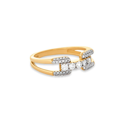 Stone And Strand Diamond Harness Ring