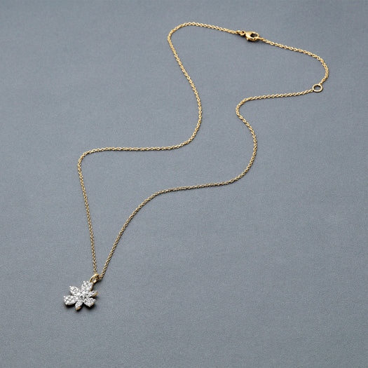 Stone And Strand Diamond Magnolia Necklace