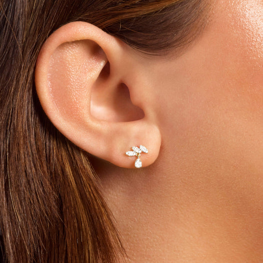 Stone And Strand Diamond Muse Drop Studs