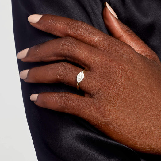 Stone And Strand Diamond Muse Halo Ring