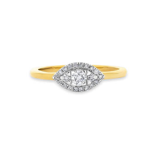 stone and strand Diamond Muse Halo Ring