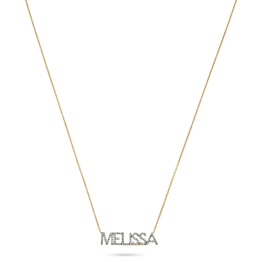 Stone And Strand Diamond Name Drop Necklace