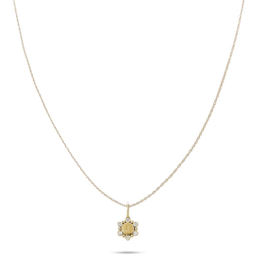 Stone And Strand Diamond Orbit Mini Medallion