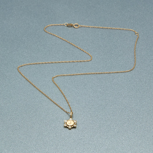 Stone And Strand Diamond Orbit Mini Medallion