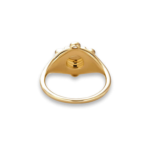 Stone And Strand Diamond Orbit Pinky Signet Ring