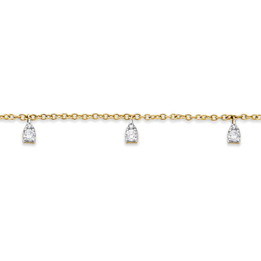 Stone And Strand Diamond Petal Bracelet