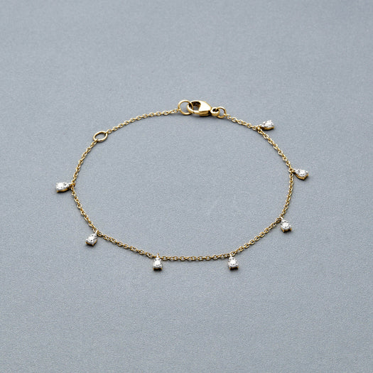Stone And Strand Diamond Petal Bracelet