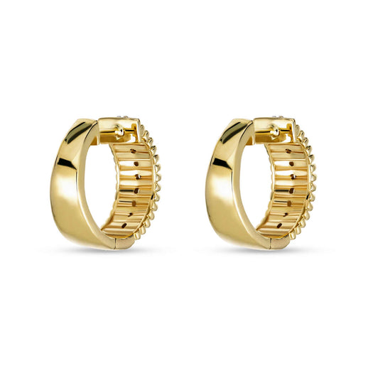 Stone And Strand Diamond Pirouette Huggies