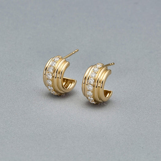 Stone And Strand Diamond Promenade Earrings