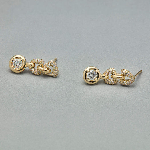 Stone And Strand Diamond Rossellini Earrings