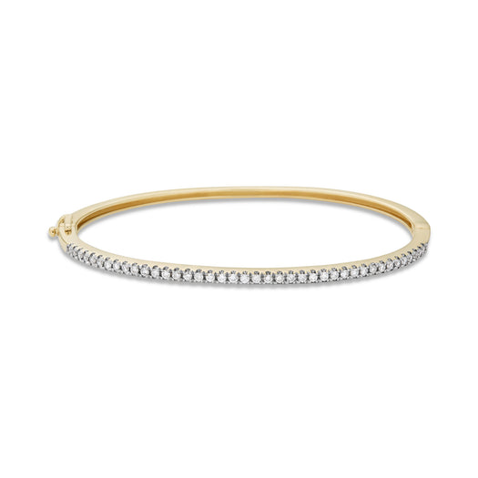 stone and strand Diamond Stroke Tennis Bangle