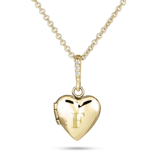 stone and strand Diamond Sweetheart Locket