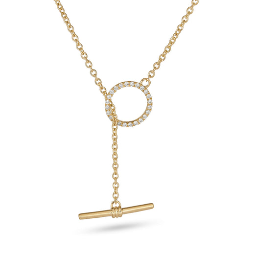 stone and strand Diamond Toggle Link Choker