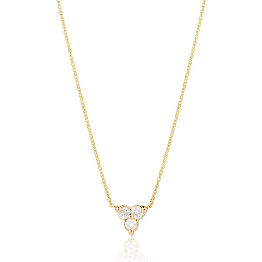Stone And Strand Diamond Triad Necklace