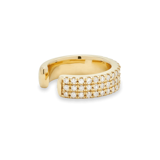 Stone And Strand Diamonds On Diamonds Ear Cuff