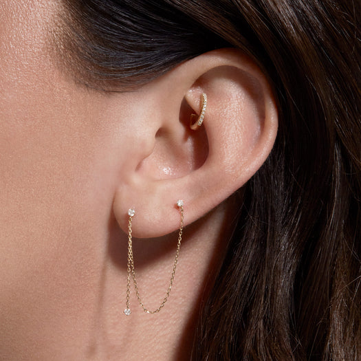 Stone And Strand Double Dip Diamond Stud