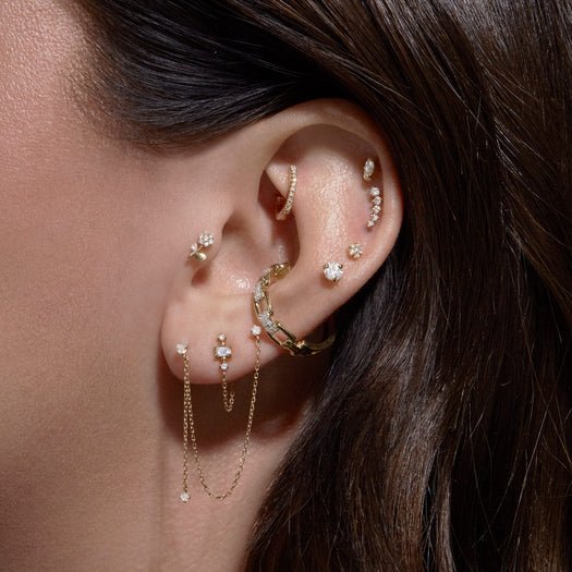 Stone And Strand Double Dip Diamond Stud