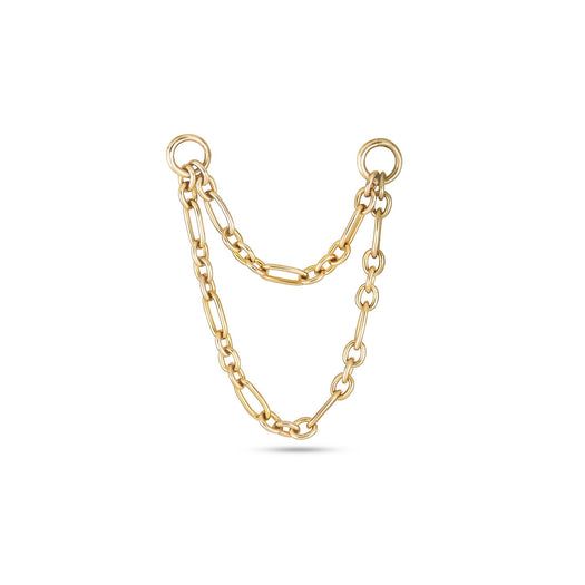 stone and strand Double Up Figaro Connector Chain