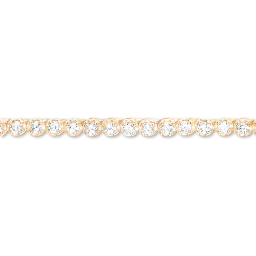 Stone And Strand Drop Shot Diamond Tennis Bracelet