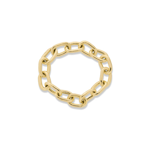 Stone And Strand Elongated Cable Link Ring