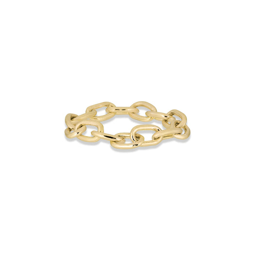 stone and strand Elongated Cable Link Ring
