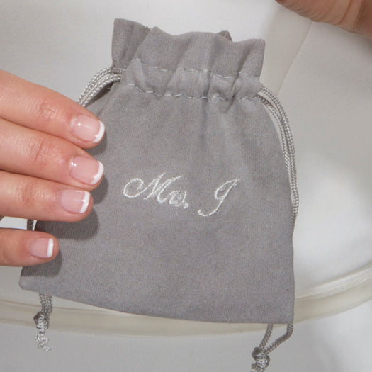 stone and strand Embroidered Pouch