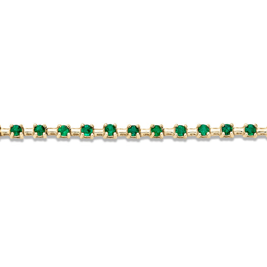 Stone And Strand Emerald Ace Tennis Bracelet