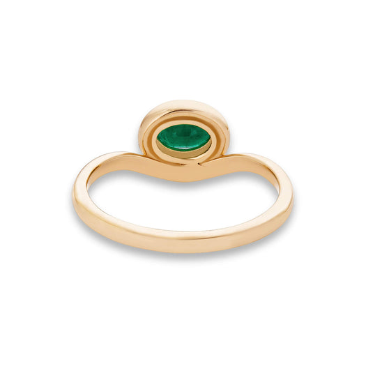 Stone And Strand Emerald Bonbon Merge Ring