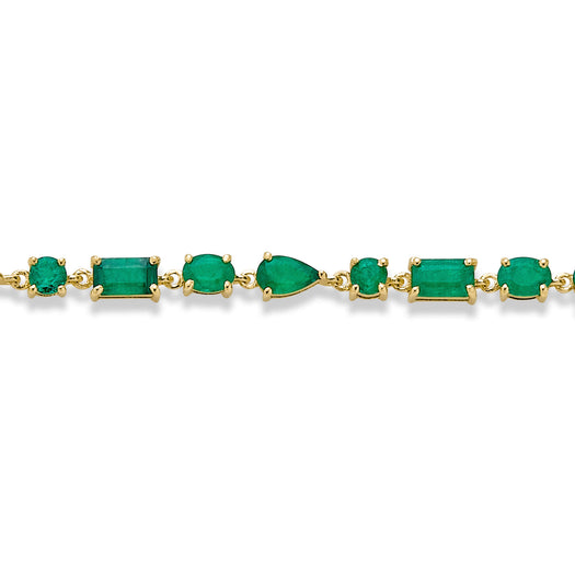 Stone And Strand Emerald Luxe Carnival Bracelet