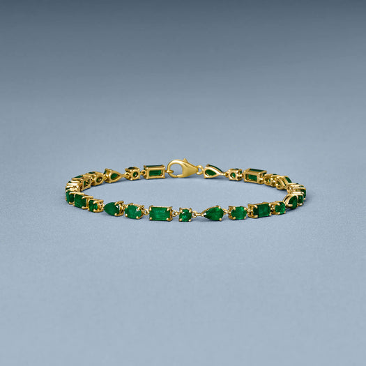 Stone And Strand Emerald Luxe Carnival Bracelet