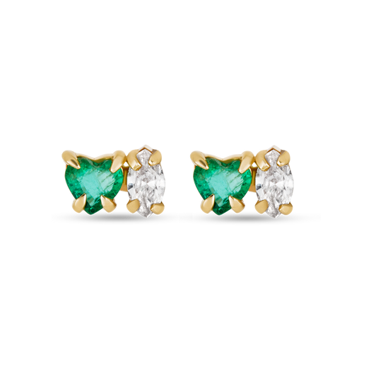 stone and strand Emerald Luxe Studs