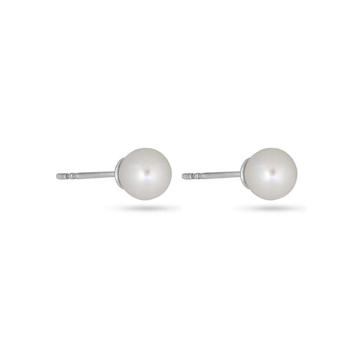 stone and strand Essential Silver Pearl Studs