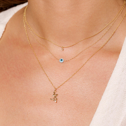 Stone And Strand Evil Eye Necklace