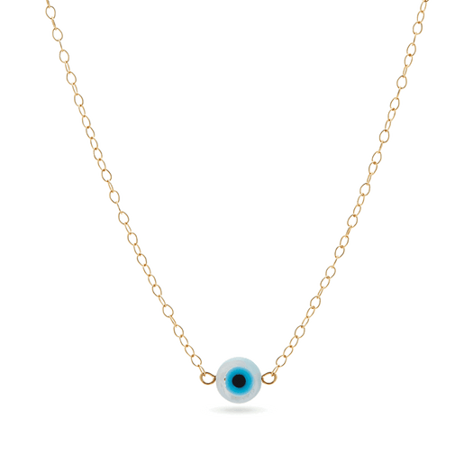 stone and strand Evil Eye Necklace