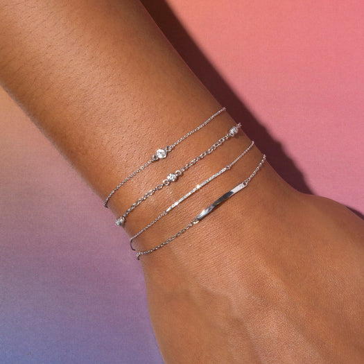 Stone And Strand Fairy Lights Diamond Bracelet