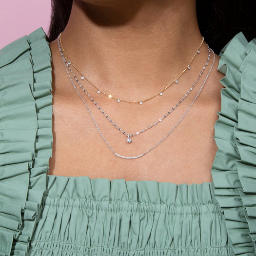 Stone And Strand Fairy Lights Diamond Necklace