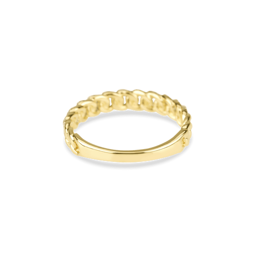 Stone And Strand Fine Diamond Pave Chain Ring