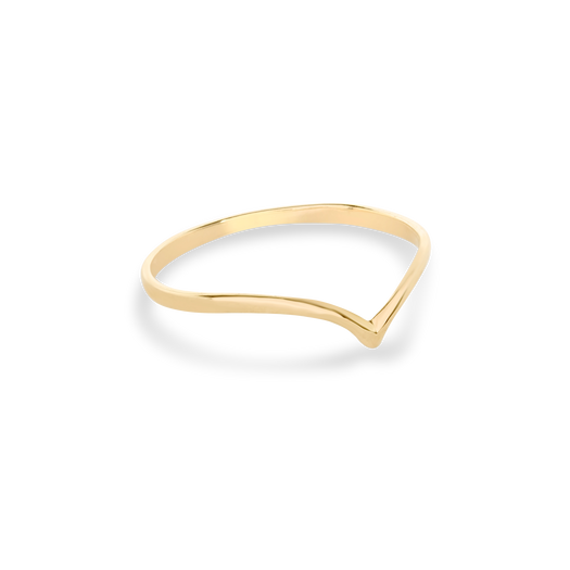 Stone And Strand Fine Gold V Ring