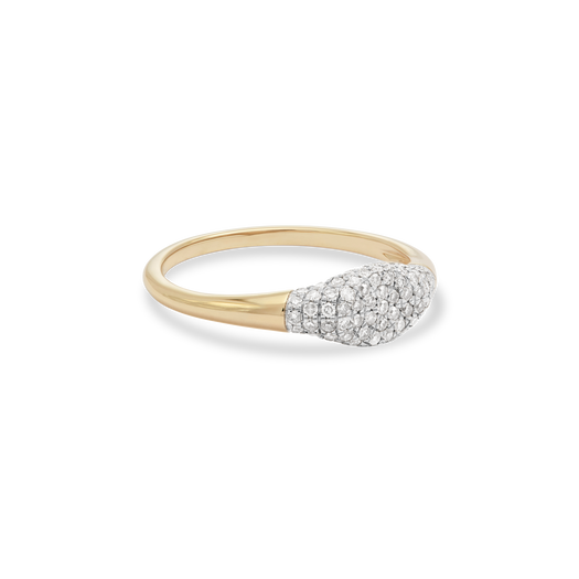 Stone And Strand Fine Sparkle Mini Signet Ring