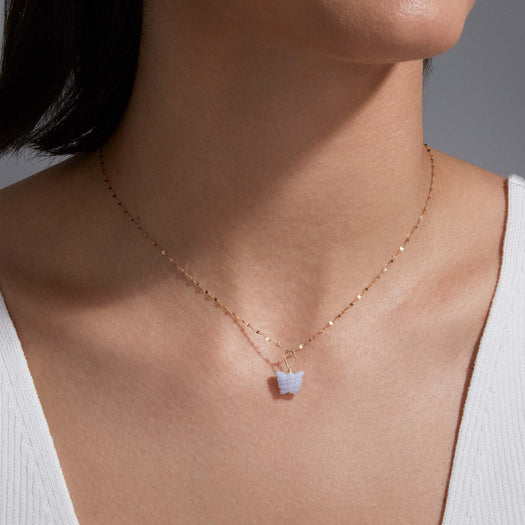 Stone And Strand Flutter By Agate Charm