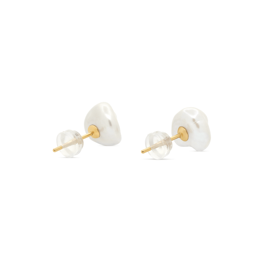 Stone And Strand Freeform Pearl Studs